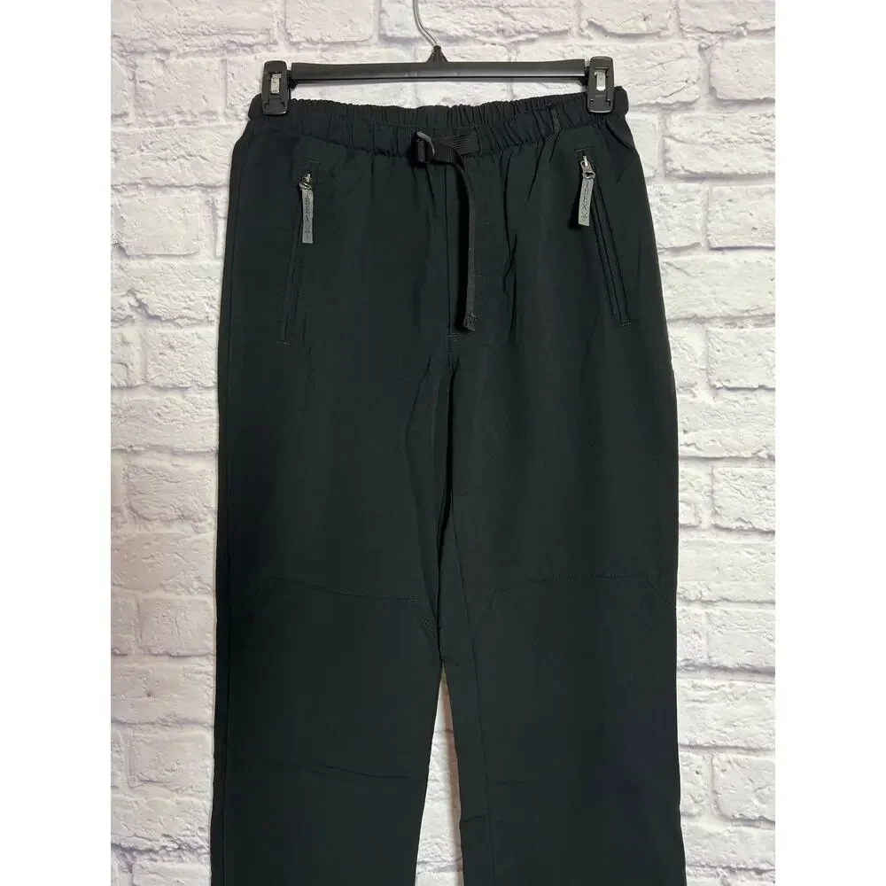 Vintage Ibex Skifans Merino Fleece Lined Black Ski Pant Softshell MEN M NWOT USA